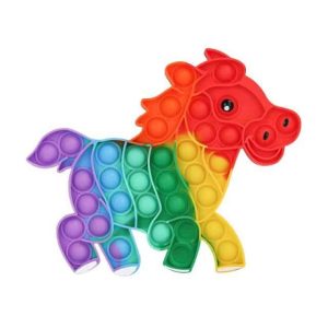 Fidget Toys - لعبة ضغط فقاعة قوس قزح