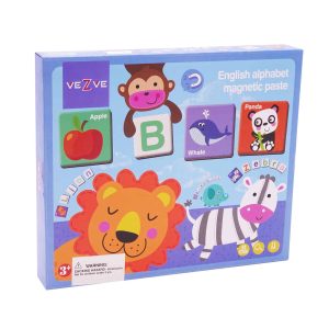 English alphabet magnetic paste