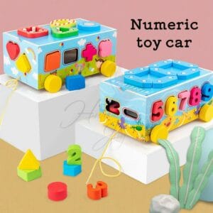 Numeric toy car